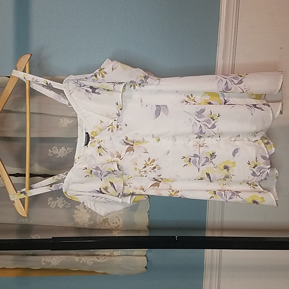 Torrid off-shoulder floral top